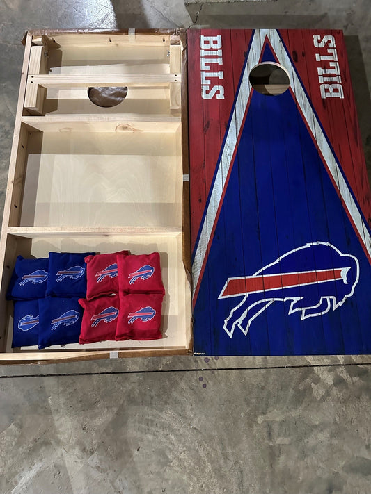 Scratch & Dent - Buffalo Bills Triangle Cornhole Boards
