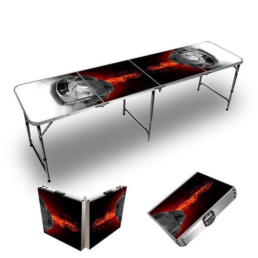 Black Sports Cars Beer Pong Table