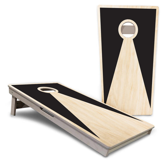 Black Keyhole Pro Cornhole Boards