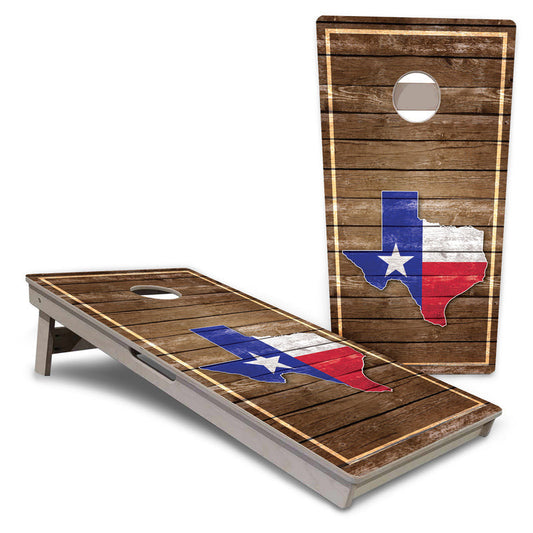 Texas Wood Panel Pro All-Weather Cornhole Boards