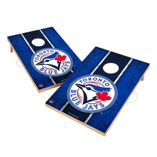 Vintage Toronto Blue Jays Solid Wood 2x3 Cornhole Set