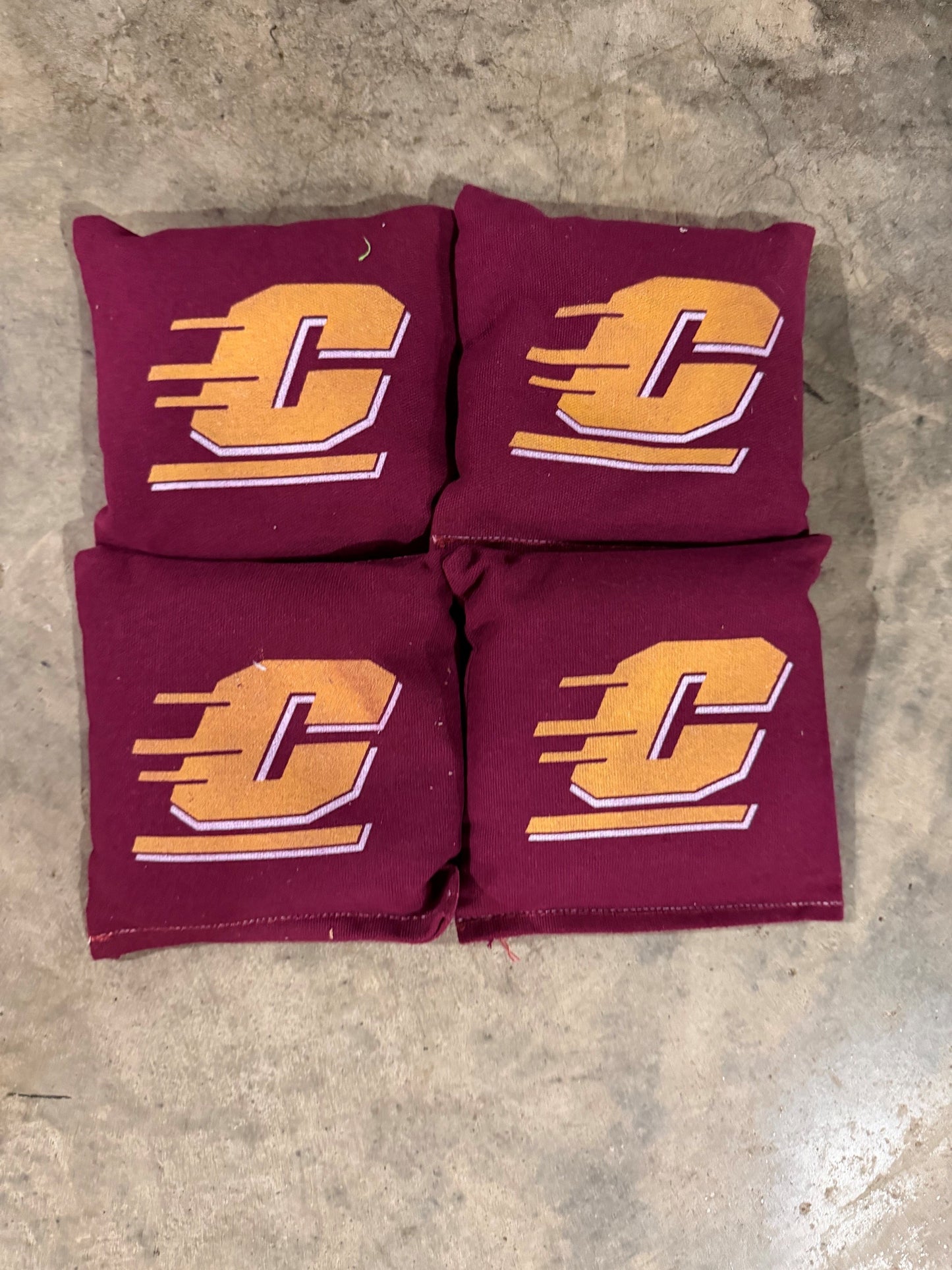Scratch & Dent - Central Michigan Cornhole Bags