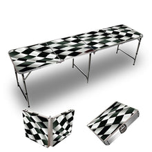 Checkered Flag Beer Pong Table
