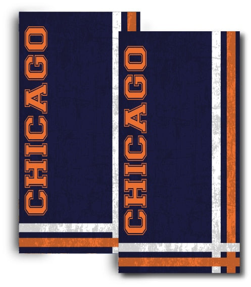 Scratch & Dent - Chicago Bears Cornhole Board Wraps