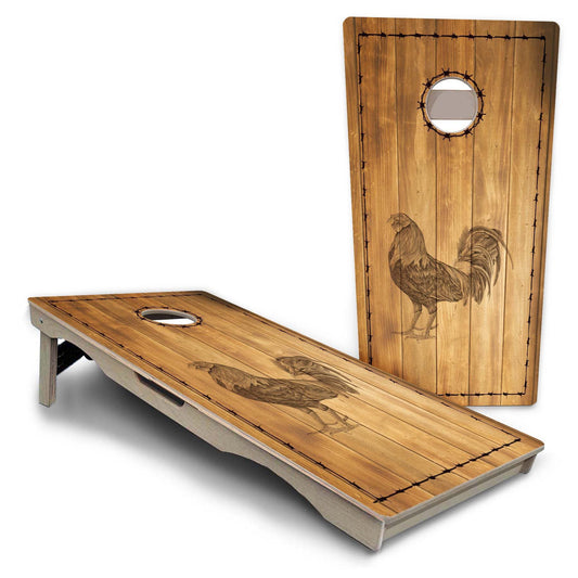 Barnyard Chicken Pro Solution Cornhole Boards
