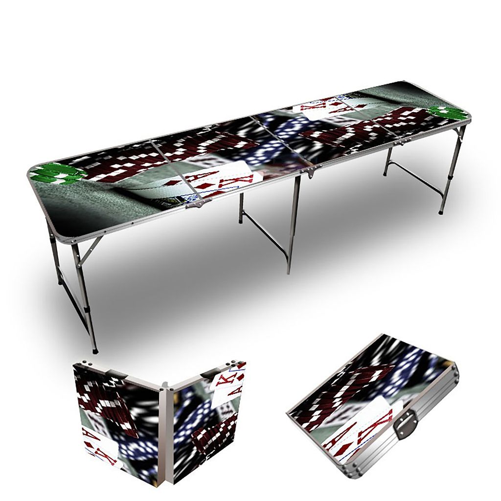 Chips And Cards Beer Pong Table