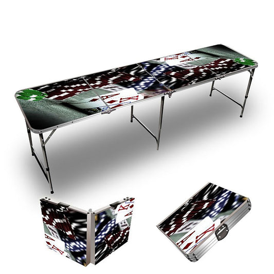 Chips And Cards Beer Pong Table