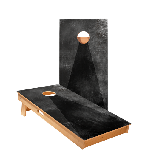 Classic Triangle Black Cornhole Boards