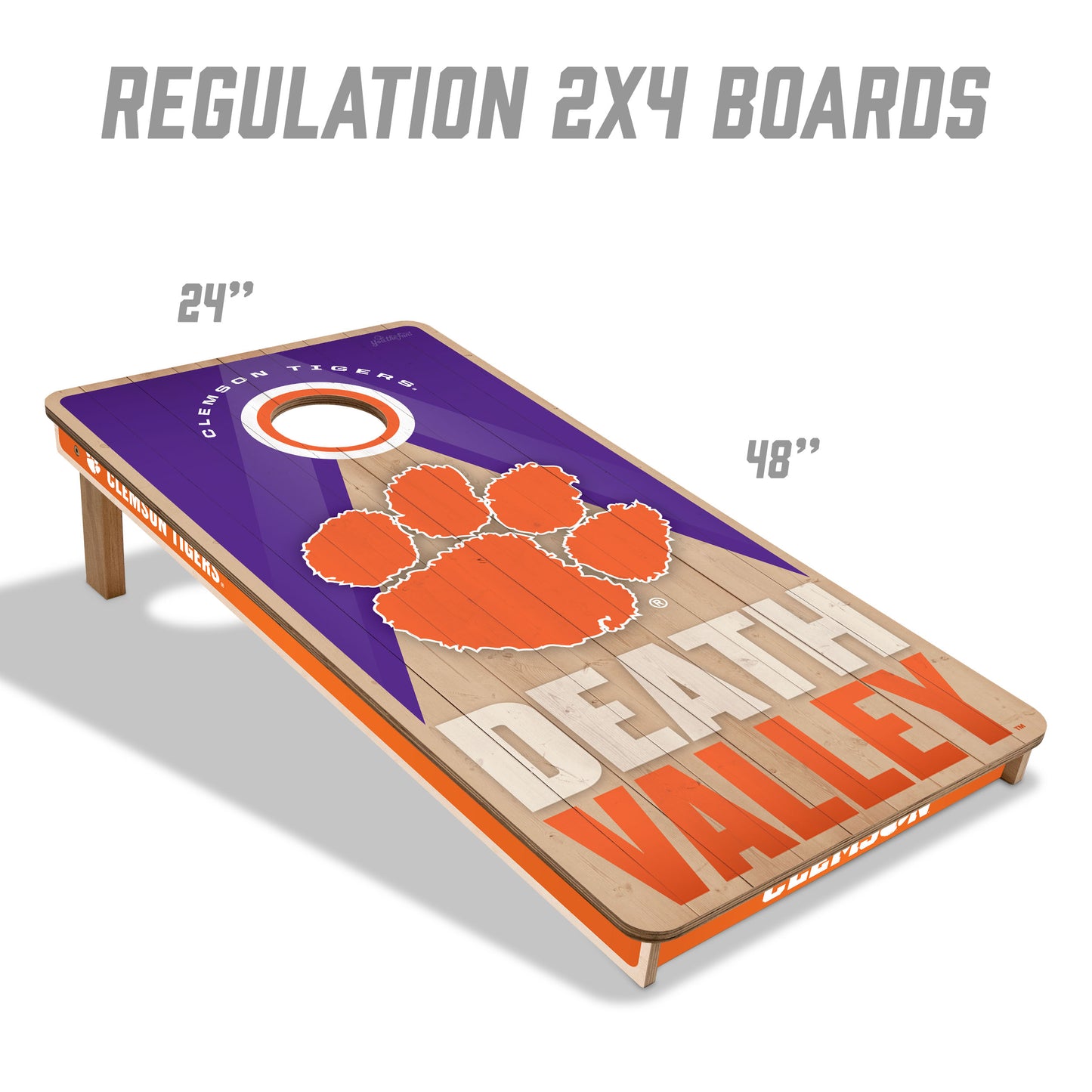 Clemson Tigers NCAA 2x4 Specs