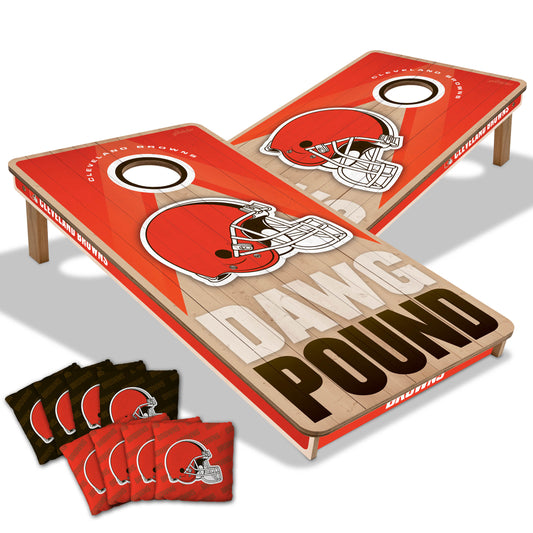 Cleveland Browns NFL 2x4 Cornhole Board Set