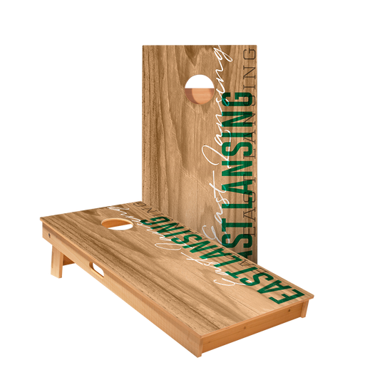 East Lansing Campus Gameday Cornhole Boards