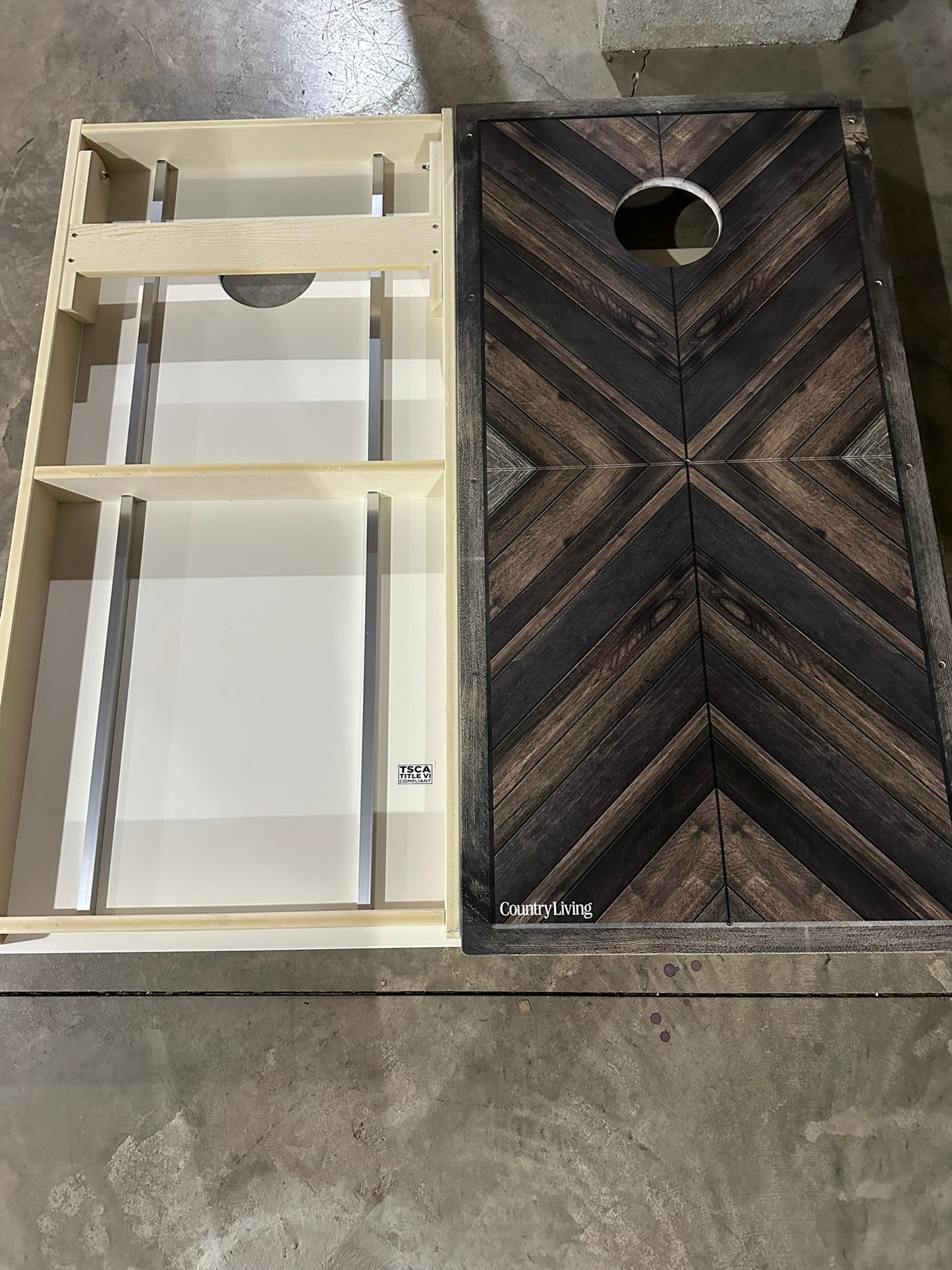 Scratch & Dent - Country Living Multi Chevron All-Weather Cornhole Boards