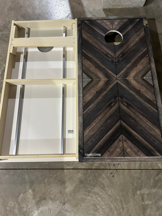 Scratch & Dent - Country Living Multi Chevron All-Weather Cornhole Boards