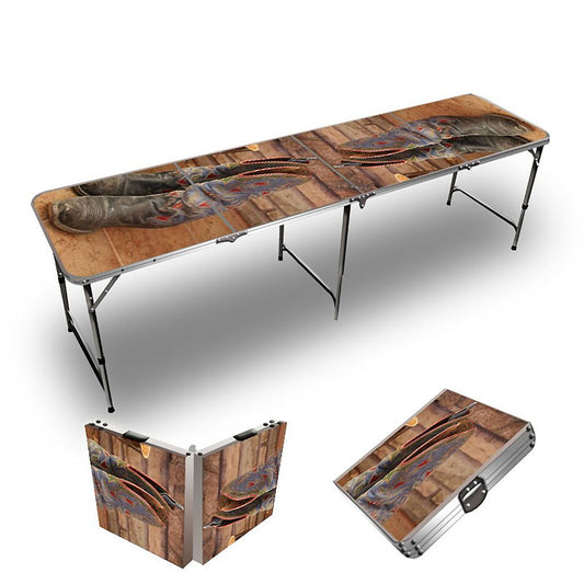 Cowboy Boots Beer Pong Table