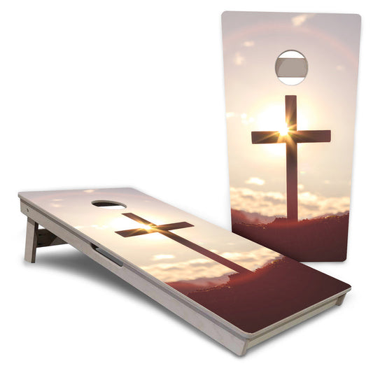 Cross Design Pro All-Weather Cornhole Boards