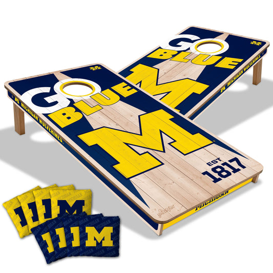Michigan Wolverines 2x4 Pro Cornhole Boards