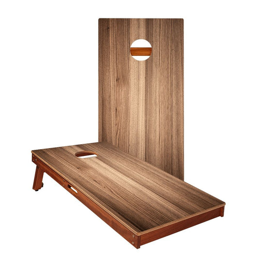 Dark Teak Cornhole Boards