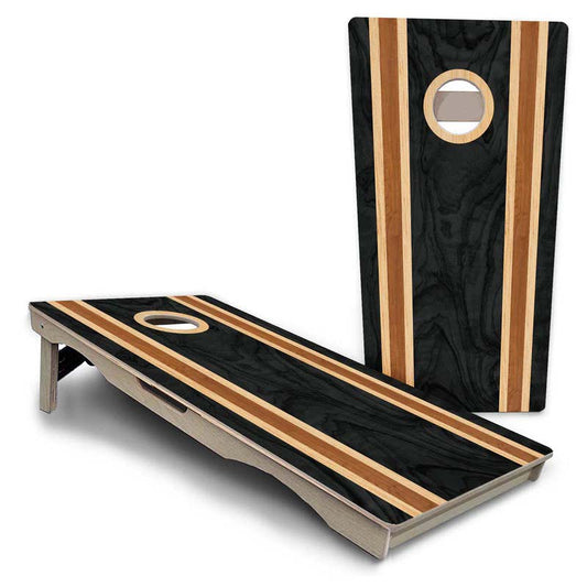 Dark Wood Pro Solution Cornhole Boards