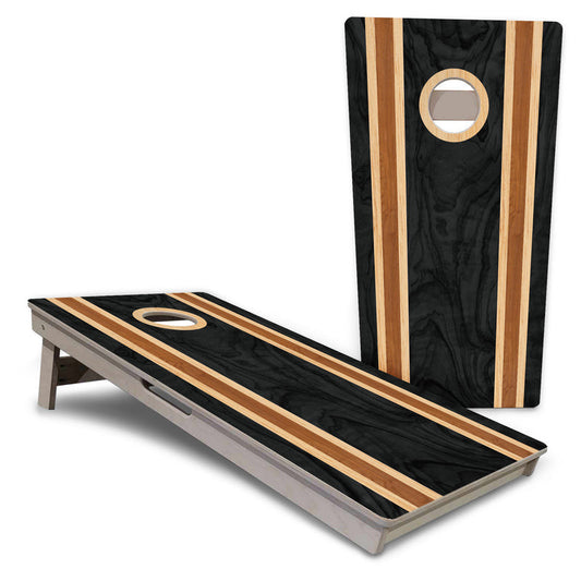 Dark Wood Pro Cornhole Boards