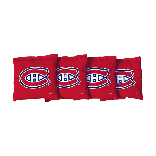 Montreal Canadiens Red Cornhole Bags