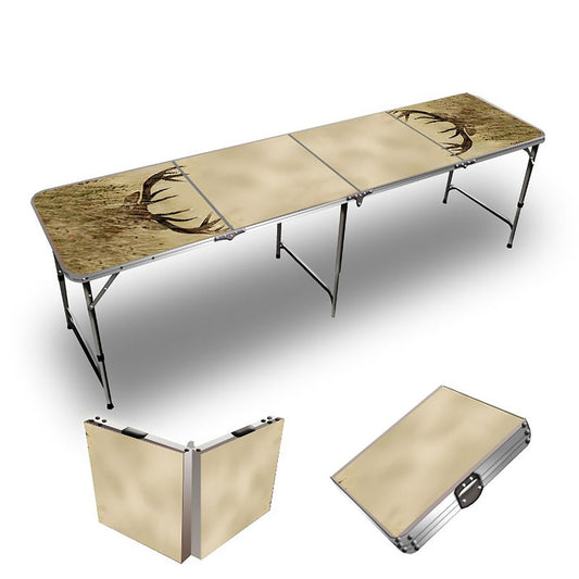 Deer In Grass Beer Pong Table