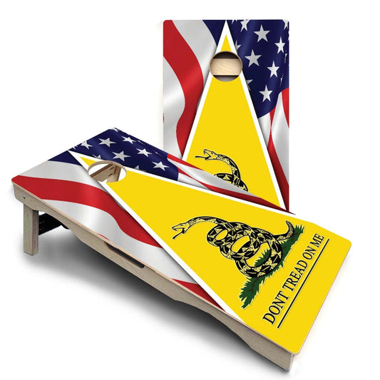 Don't Tread Triangle Pro Solution Cornhole Boards