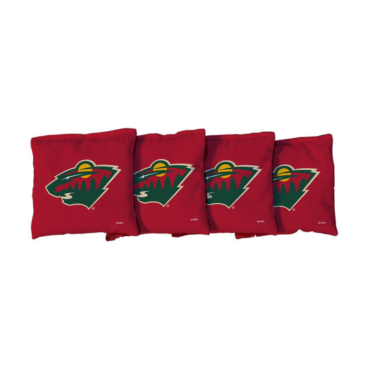 Minnesota Wild Red Cornhole Bags