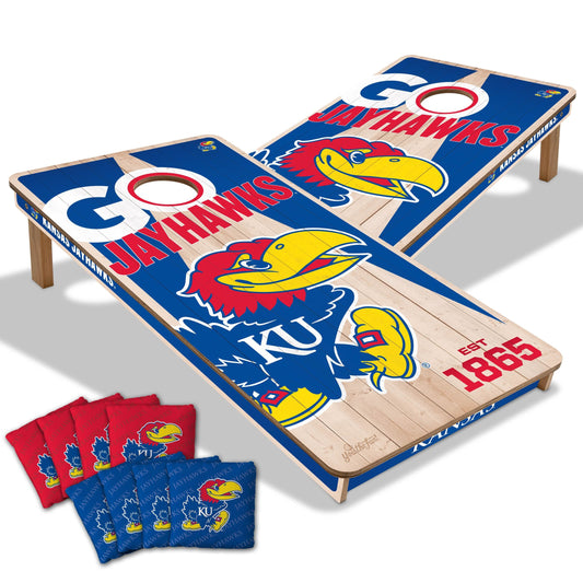 Kansas Jayhawks 2x4 Pro Cornhole Boards