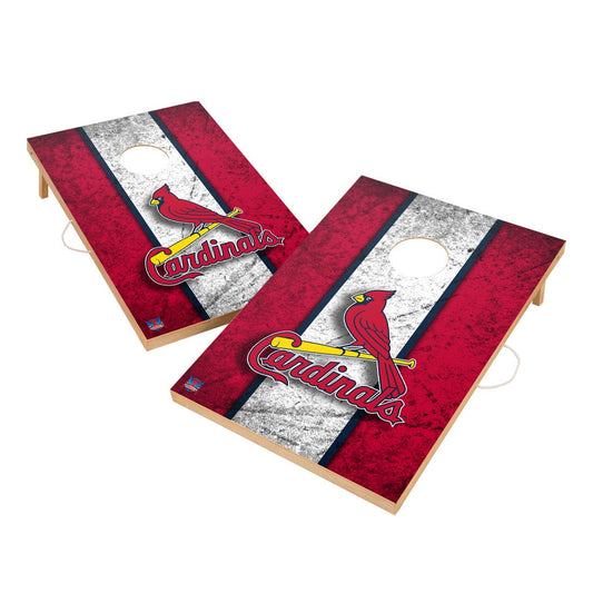 Vintage St. Louis Cardinals Solid Wood 2x3 Cornhole Set