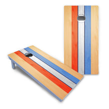 Retro Red White And Blue All-Weather Cornhole Set
