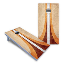 Vintage Curved Stripes All-Weather Cornhole Set
