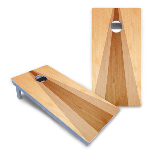 Two Toned Triangle All-Weather Cornhole Set