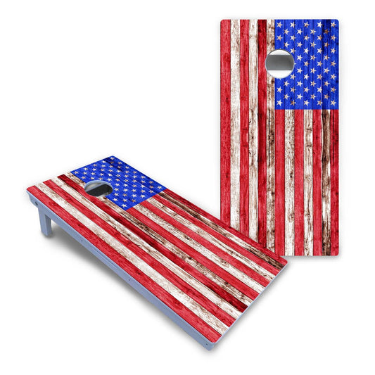 USA Flag All-Weather Cornhole Set