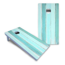 Coastal Colored Beach Wood All-Weather Cornhole Set
