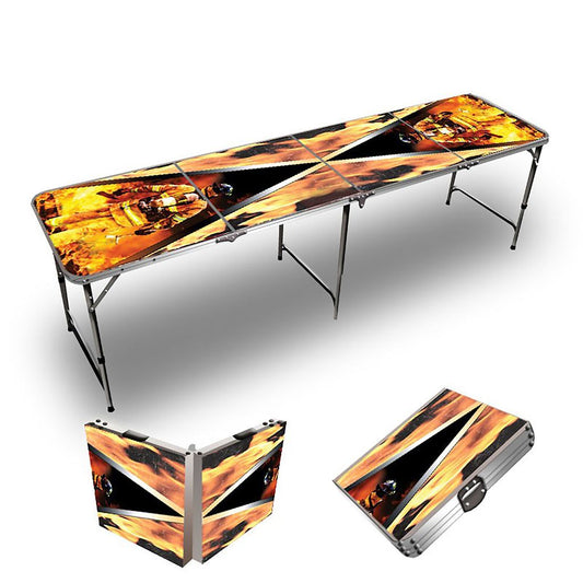 Fire Fighter Triangle Beer Pong Table