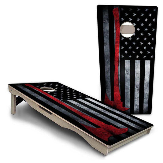 Axe Flag Pro Solution Cornhole Boards