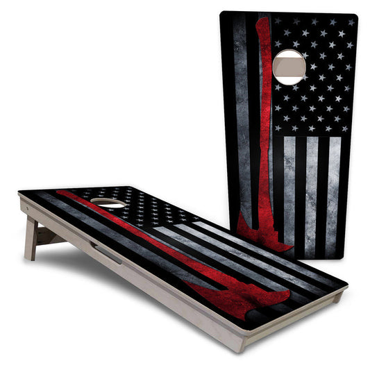 Axe Flag Pro Cornhole Boards
