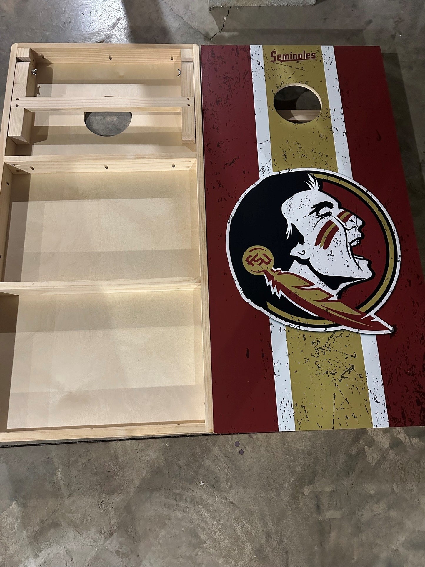 Scratch & Dent - Florida State #2 Cornhole Boards