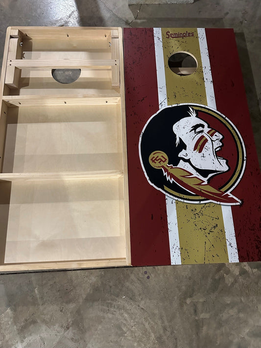 Scratch & Dent - Florida State #2 Cornhole Boards