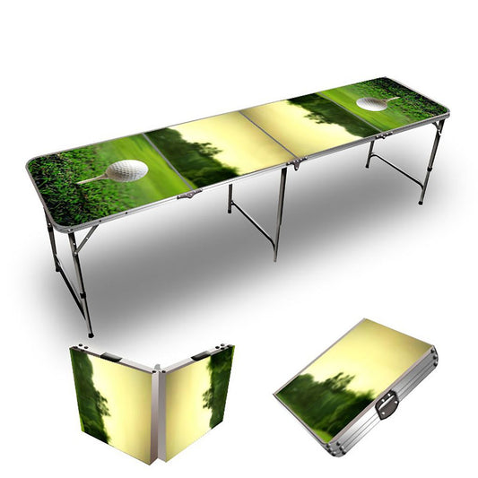 Golf Tee Sunset Beer Pong Table