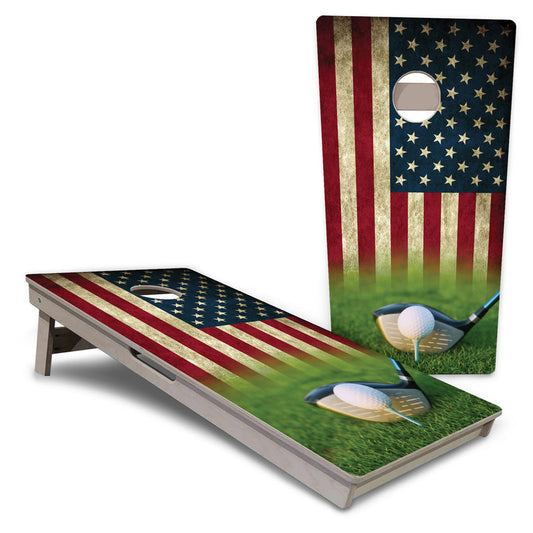 Golf Tee Flag Pro Cornhole Boards