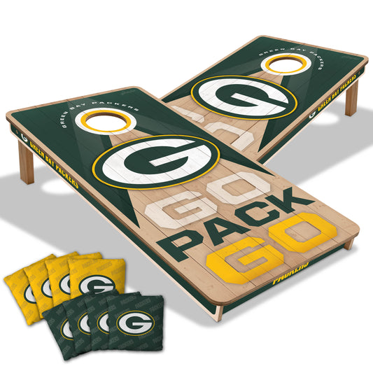 Green Bay Packers NFL 2x4 Cornhole Board Set