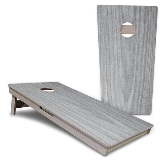 Light Grey Wood Pro Cornhole Boards