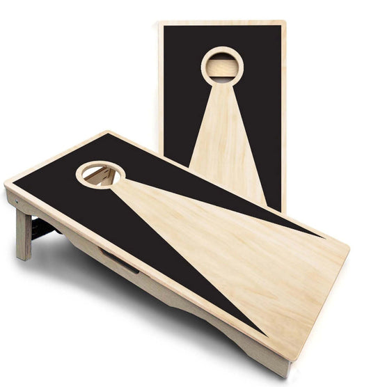 Black Triangle Pro Solution Cornhole Boards