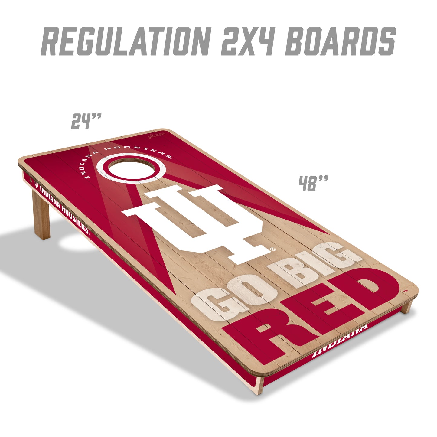 Indiana Hoosiers NCAA 2x4 Specs