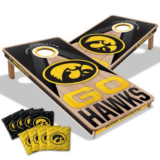 Iowa Hawkeyes NCAA 2x4 Cornhole Board Set