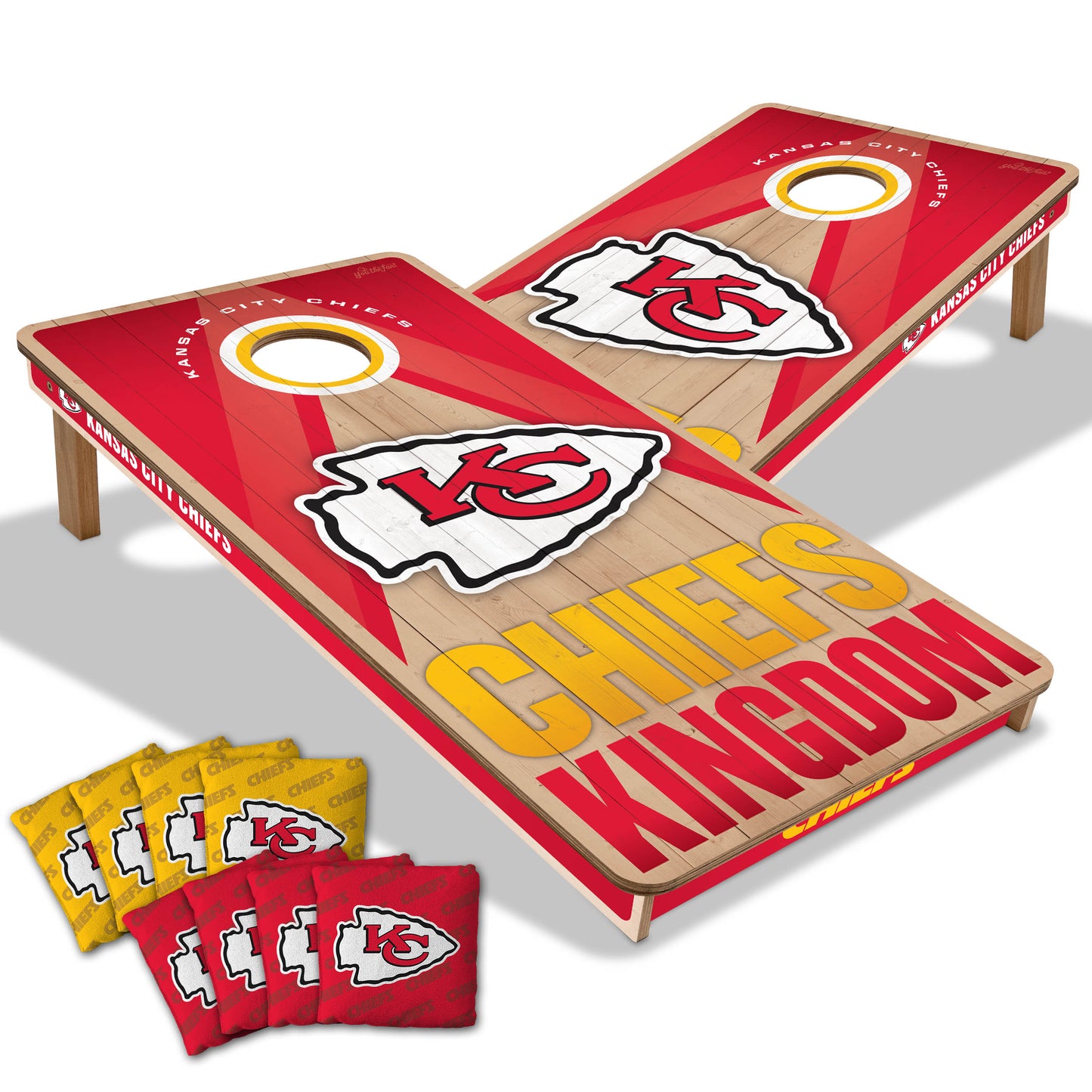Kansas City Chiefs NFL 2x4 Cornhole Board Set