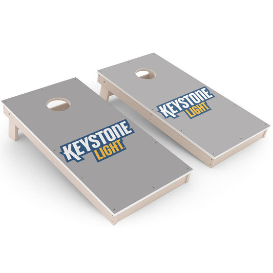 Keystone Light Grey All-Weather Cornhole 