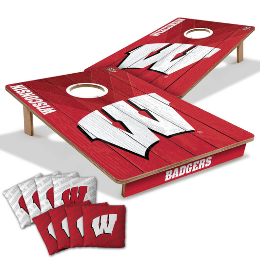 Wisconsin Badgers 2x3 Tailgate Cornhole Boards