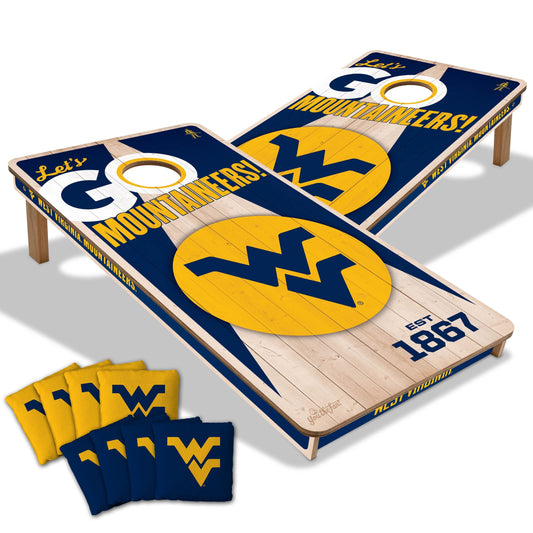 West Virginia Mountaineers 2x4 Pro Cornhole Boards